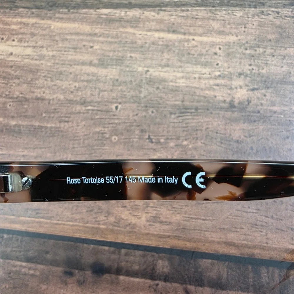 Kirkland Signature Mauna Kea Rose Tortoise Eyeglasses 55-17-145 Made‎ in Italy